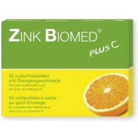 Zink Biomed plus - Orange - 50 Lutschtabletten