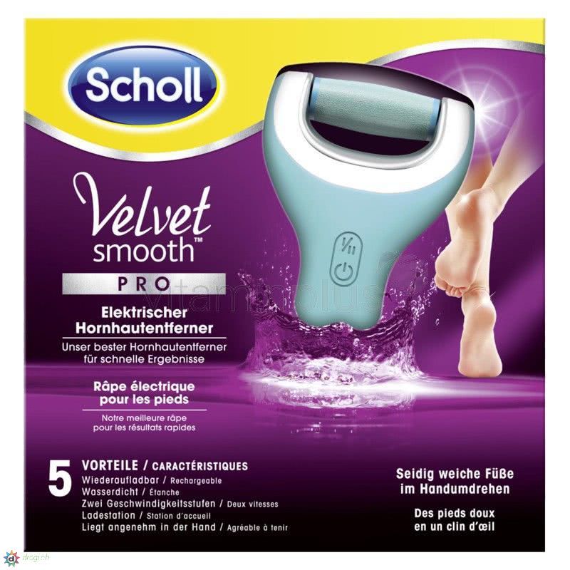 Scholl Velvet Smooth PRO - WET & DRY elektrischer Hornhaut-Entferner -  wiederaufladbar