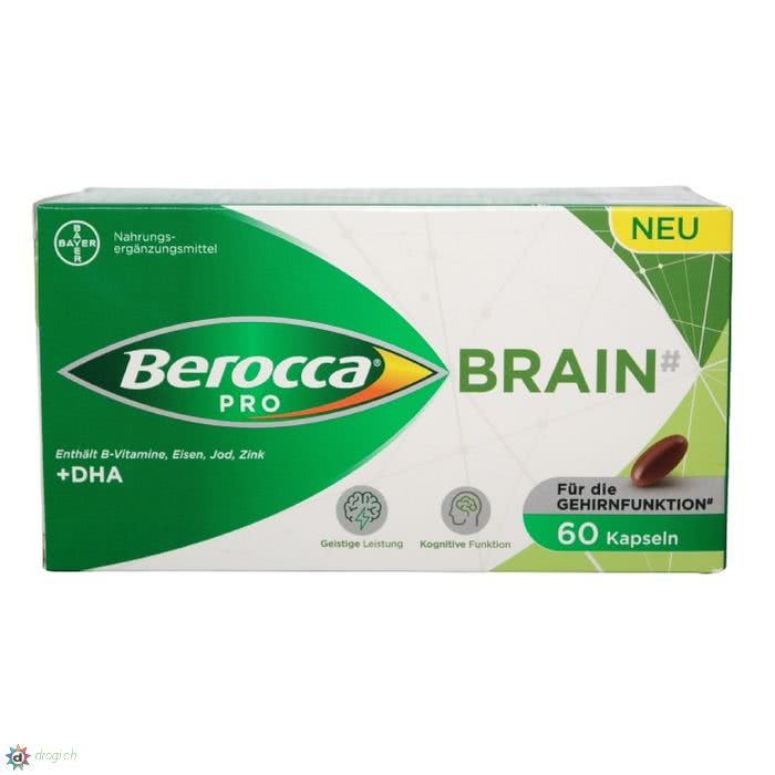 Achat Berocca Pro Brain caps 60 pce en ligne