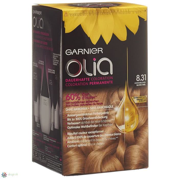 Olia Garnier Haarfarbe 8.31 Golden Ashy Blond - 1 Stk.