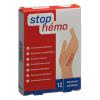Stop Hemo blutstillendes Pflaster steril ass - 12Stk.