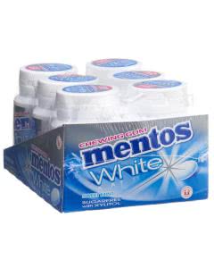 Mentos Gum White Sweetmint - 6x75g
