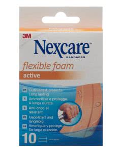 3M Nexcare Pflaster Flexible Foam Active - 6x10cm - 10 Stk.