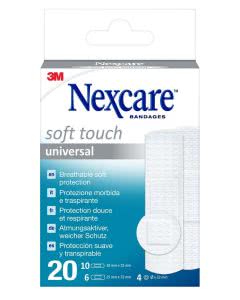 3M Nexcare Pflaster Soft Touch Grössen assortiert - 20 Stk.