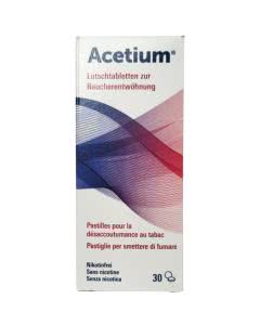 Acetium Lutschtabletten zur Raucherentwöhnung - 30 Stk.