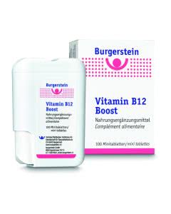 Burgerstein Vitamin B12 Boost 20'000 I.E. Minitabletten - 100 Stk.