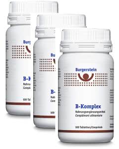 Burgerstein - B-Komplex Vitamine - 3x100 Tabl. Trio-Pack