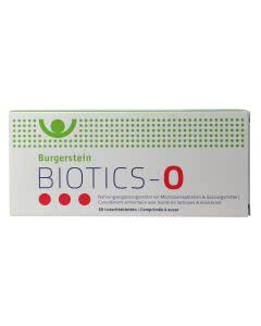 Burgerstein Biotics-O Milchsäurebakterien - 30 Lutschtabletten