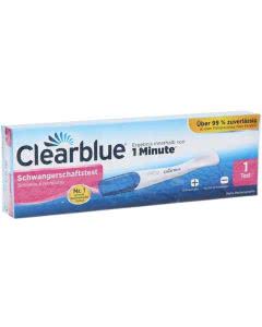 Clearblue Schwangerschaftstest schnelle Erkennung 1 Minute - 1Stk