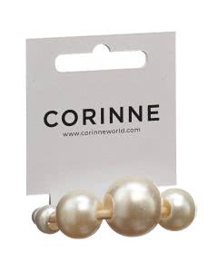 Corinne Haargummi Hair Tie big Pearls vintage cream - 1Stk.