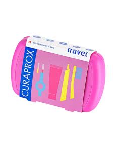 Curaprox Travel Set Zahnpflege pink - 1 Set