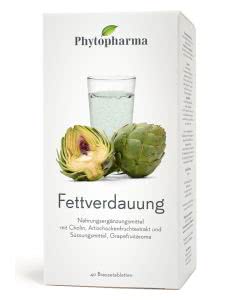 Phytopharma Fettverdauung Brausetabletten - 40 Stk.