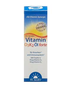Dr. Jacob's Vitamin D3 K2 FORTE Oel - 20ml