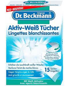 Dr. Beckmann Aktiv-Weiss Tücher - 15 Stk.