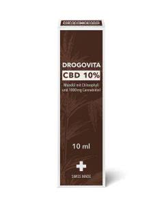 Drogovita CBD MundOel 10% mit Chlorophyll - 10ml