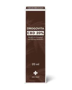 Drogovita CBD MundOel 20% mit Chlorophyll - 20ml