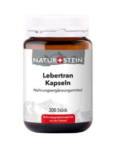 Drogovita Naturstein Lebertran Kapseln - 100 Stk.