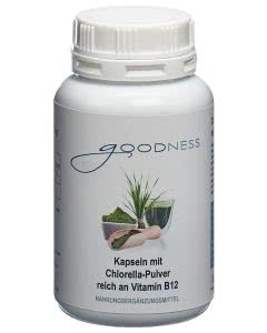 Goodness Chlorella Pulver Vitamin B12 - 90 Stk. à 600mg