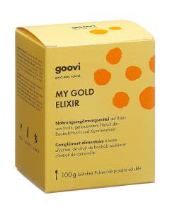 Goovi My Gold Elixir Präbiotisches Teeaufgusspulver