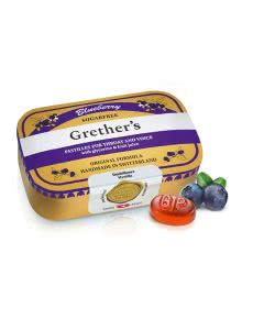 Grethers Pastillen - zuckerfrei - Blueberry - Dose 110g