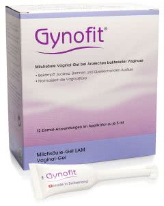 Gynofit Vaginalgel mit Milchsäure bei Vaginareizungen - 12 Stk. 