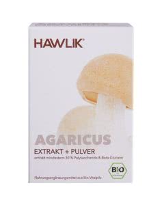 Hawlik Bio Agaricus Extrakt + Pulver Kapsel - 120 Stk.