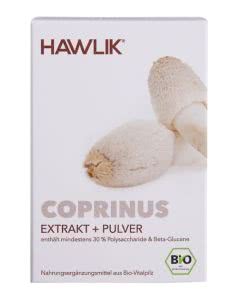 Hawlik Bio Coprinus Extrakt + Pulver Kapsel - 60 Stk.