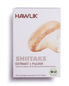 Hawlik Shiitake Extrakt + Pulver Kapsel - 120 Stk.