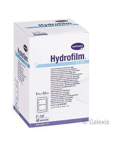 Hydrofilm Plus wasserdichter Transparentverband - 50 Stk. à 5cm x 7.2cm