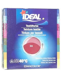 Ideal (Eswacolor) Kleiderfarben MAXI  Color No.30 cassis für 400 - 800g Stoff