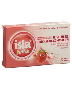Isla Junior Erdbeer - 20 Pastillen