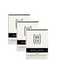Spar-Set: Kaex reload - after sport / after party - TRIO mit 3 Pack 3x30g