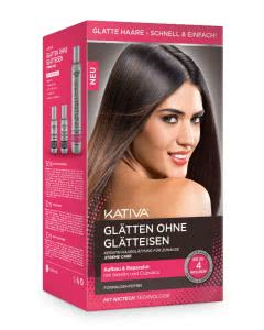Kativa Xtreme Care Haarglättung ohne Glätteisen - 1 Set