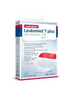 Leukomed T Plus Skin Sensitive - 5 x 7.2cm 5 Stk.
