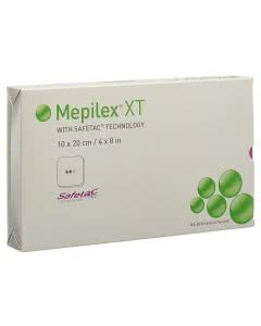 Mepilex Safetac XT - 5 Stk. à 10cm x 20cm