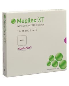 Mepilex Safetac XT - 5 Stk. à 15cm x 15cm