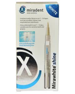 Miradent Mirawhite shine - Zahn-Bleichungs-Gel - Stift - Wirkt in 7 Tagen