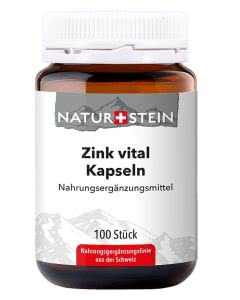 Naturstein Zink Vital Kapseln - 100 Stk.