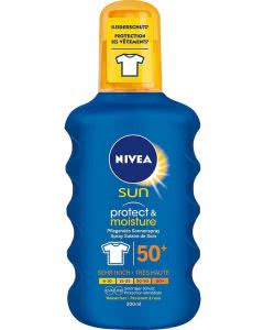 Nivea SUN Protect & Moisture Sonnenspray LSF50+ - 200 ml