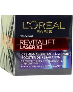 L'Oreal Revitalift Laser X3 Anti-Age Creme-Maske und Booster - NACHT 
