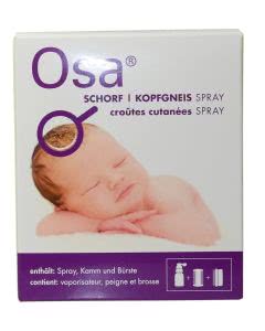 Osa Schorf (Kopfgneis) - Set mit Spray, Kamm und Bürste - 30ml