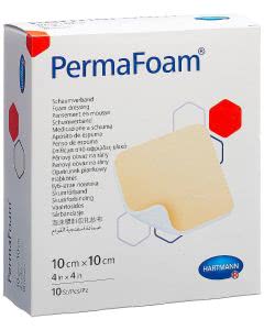 Permafoam Schaumverband - 10 Stk. à 10 x 10cm