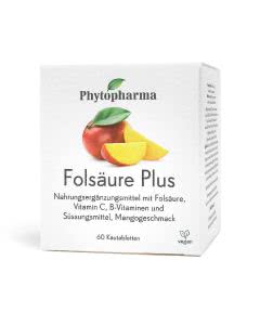 Phytopharma Folsäure Plus Kautabletten - 60 Stk.