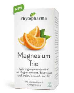 Phytopharma Magnesium Trio Kautabletten - 100 Stk.
