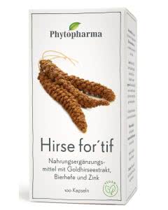 Phytopharma Hirse Fortif - 100 Stk. für 50 Tage
