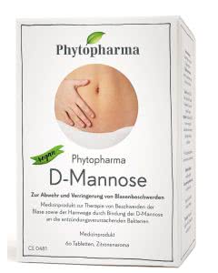Phytopharma D-Mannose pur 1000mg - 60 Tabl.