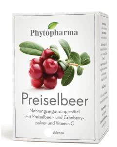Phytopharma Preiselbeer Tabletten - 120 Stk.