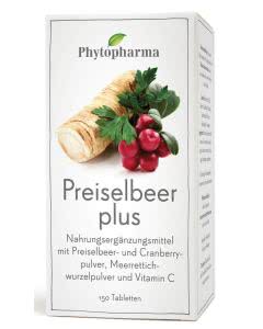 Phytopharma Preiselbeer mit Meerrettich PLUS - 150 Tabl.
