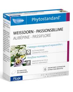 Phytostandards Pileje - Weissdorn und Passionsblume - 30 Stk.