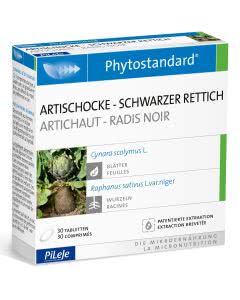 Phytostandards Pileje - Artischoke und Schwarzer Rettich - 30 Stk.